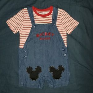 Mickey Mouse boy romper jumpsuit